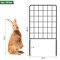 19-Pack Rustproof Metal Garden Fence Border, Decorative Wire Animal Barrier for Yard & Garden